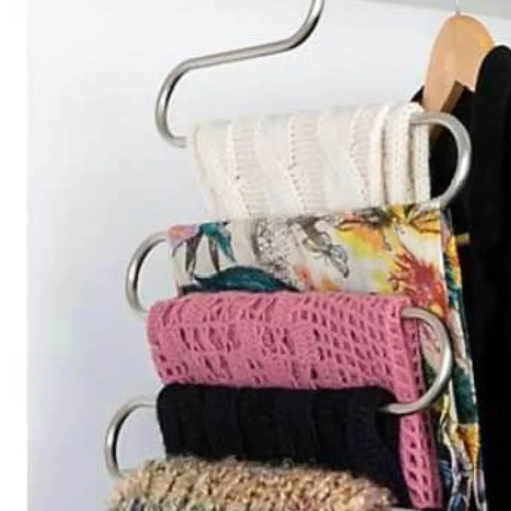 Smart Design S/2 Stainless Steel Pant Hangers